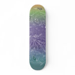 colourful nature love heart vector skateboards