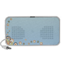 Colourful nested circles speakers