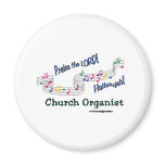 Colourful Notes Organist magnets