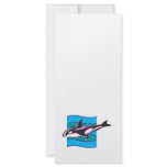 colourful orca design rack cards