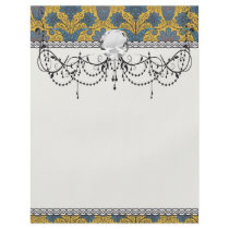 colourful ornate damask personalised flyer
