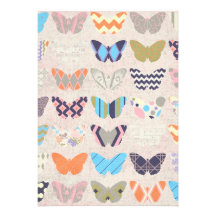 COLOURFUL PAPER BUTTERFLIES PATTERNS DIGITAL ASSOR ANNOUNCEMENTS