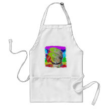 Colourful Parrots Aprons