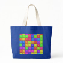 colourful patchwork canvas bags