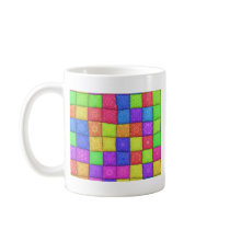 colourful patchwork mugs