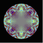 Colourful pattern. Black and Multi-colour. Custom photo sculptures