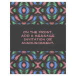 colourful pattern flyers