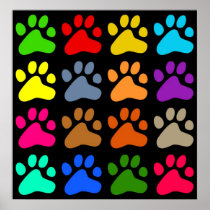 Colourful Paws