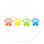 Colourful Paws