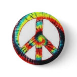 colourful peace sign buttons
