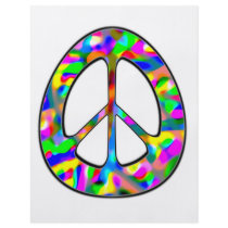 colourful peace sign