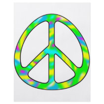 colourful peace sign