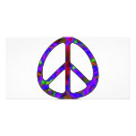 colourful peace sign photo cards