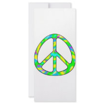 colourful peace sign