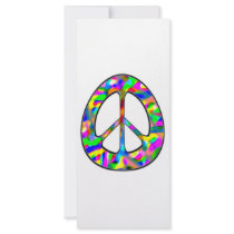colourful peace sign
