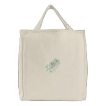 Colourful peacock feather embroidered tote bag embroidered bags