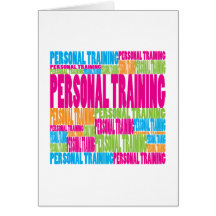 Colourful Personal Training Card