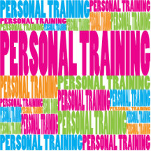 Colourful Personal Training Photo Cutout