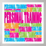 Colourful Personal Training posters