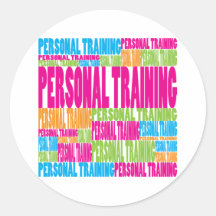 Colourful Personal Training Sticker