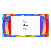 Colourful Photo Card