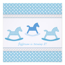 Colourful Polka Dot: Carousel Party Invitation