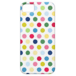 Colourful polka dots iPhone 5 case