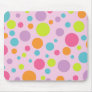 Colourful Polka Dots Mousepad