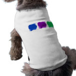 Colourful Pomeranian Silhouettes pet clothing
