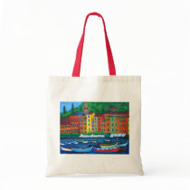 Colourful Portofino Tote Bag by Lisa Lorenz