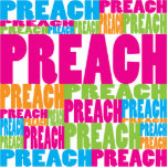 Colourful Preach photo sculptures