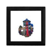 Colourful Primary Coloured Slides Playground Equip Gift Box