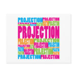Colourful Projection postcards