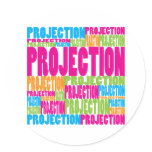 Colourful Projection stickers