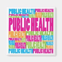 Colourful Public Health Magnet