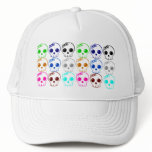 Colourful Punk Skulls Baseball Hat