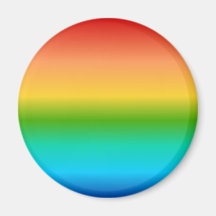 Colourful Rainbow colour gradient Fridge Magnets
