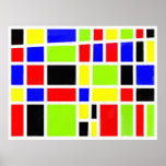 Colourful Rectangles (digital oil painting)