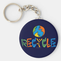 Colourful Recycling Keychain