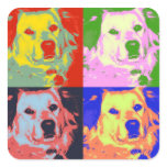 Colourful Retrievers stickers
