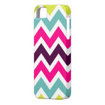 Colourful Retro Colours Chevron iPhone 5 Case