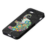 Colourful Retro Flower Elephant Design iPhone 5 Covers