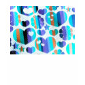 Colourful Retro Hearts,Stars,Flowers Design Hoodie t-shirts
