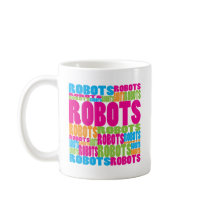 Colourful Robots Mug