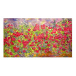 colourful roses blooming business cards