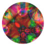 Colourful round sticker