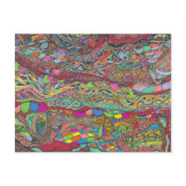 Colourful Scenery In Mazes Postcards