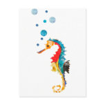 Colourful Sea Horse (SeaHorse) postcards