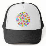 Colourful Shape Burst hats
