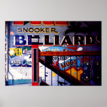 Colourful sign posters